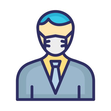 maskeli Vektör Simgesi Kolayca düzenleyebilen