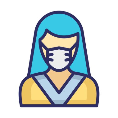 Kolayca düzenleyebilen ve düzenleyebilen Maskeli Vektör Simgesi