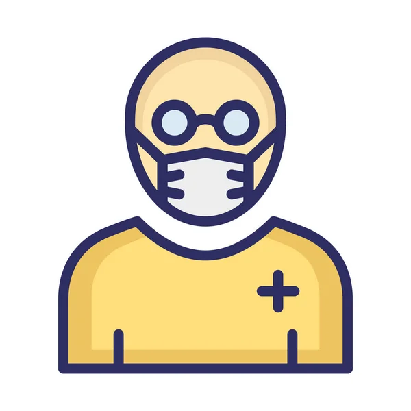 Hacker Wearing Mask Vector Icon Which Can Easily Modify Edit — Stock Vector