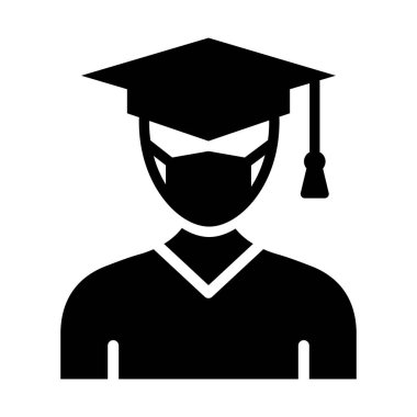 Kolayca düzenleyebilen ya da düzenleyebilen Maske Vektör Simgesi