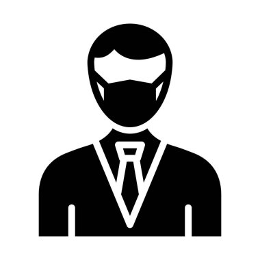 maskeli Vektör Simgesi Kolayca düzenleyebilen