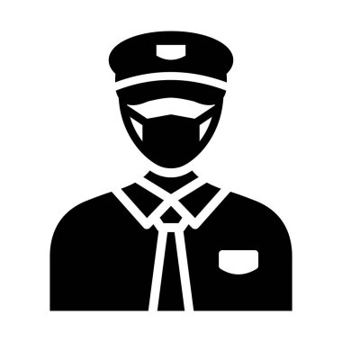 Sürücü Maskesi Taşıyıcı Simgesi Kolayca değiştirilebilir veya düzenlenebilir