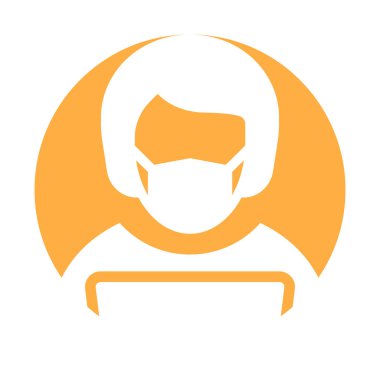 Kamu Sözcüsü Kolayca düzenleyebilen ve düzenleyebilen maskeli Vektör Simgesi