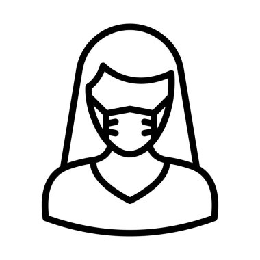 Çapa Takma Maskesi Vektör Simgesi Kolayca düzenleyebilen