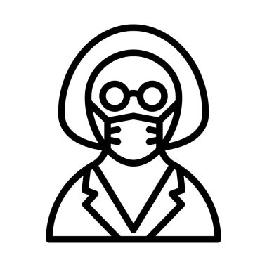 Hizmetçi Maskesi Taşıyıcı Simgesi Kolayca düzenleyebilen