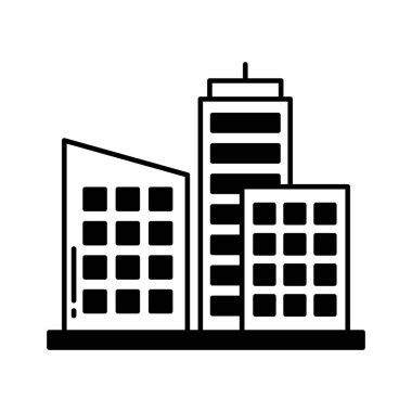 Kolayca değiştirebilen veya düzenleyebilen Dijital Şehir Vektör Simgesi