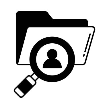 Kolayca düzenleyebilen veya düzenleyebilen Arama Vektörü Simgesini kullan