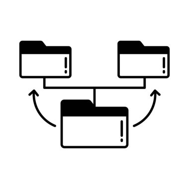 Kolayca düzenleyebilen ve düzenleyebilen Veritabanı Vektörü simgesi