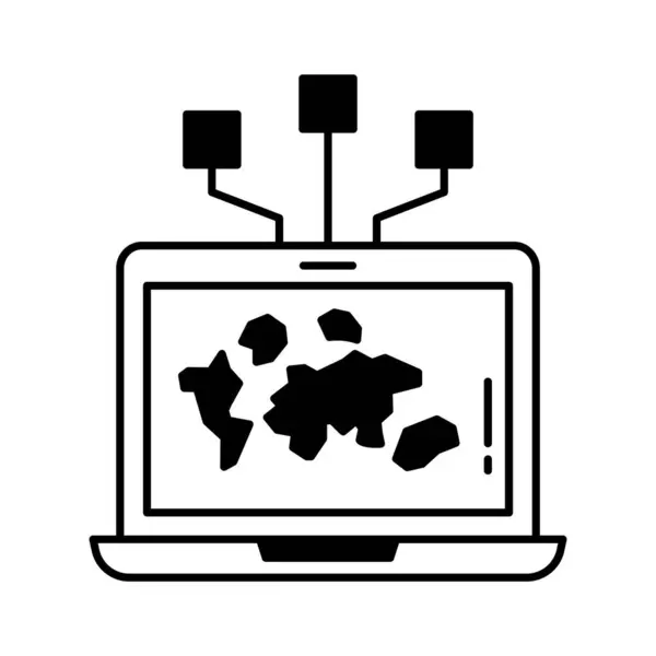 Icono Del Vector Conexión Que Puede Modificar Editar Fácilmente — Vector de stock