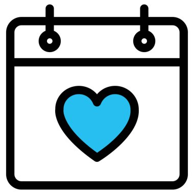  Yıldönümü, takvim vektör simgesi Kolayca düzenleyebilen veya düzenleyebilen