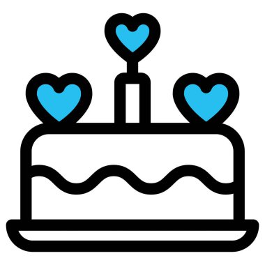  Pastane yemeği, pasta Kolayca düzenleyebilen vektör simgesi doldur