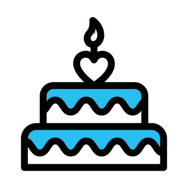  Pastane yemeği, pasta Kolayca düzenleyebilen vektör simgesi doldur