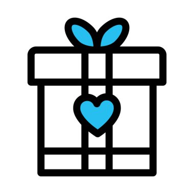  Kutlamalar, hediye kutusu Kolayca düzenleyebilen vektör simgesini doldur