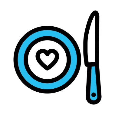  Yemek yemek, yemek yemek Kolayca düzenleyebilen vektör simgesi