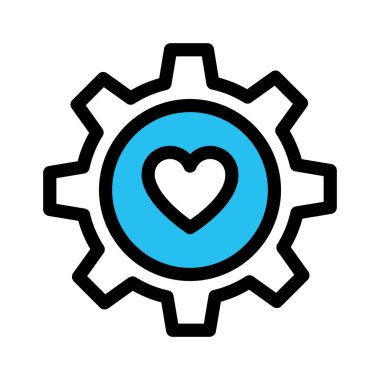  Vites, vites kalp Kolayca düzenleyebilen vektör simgesini doldur