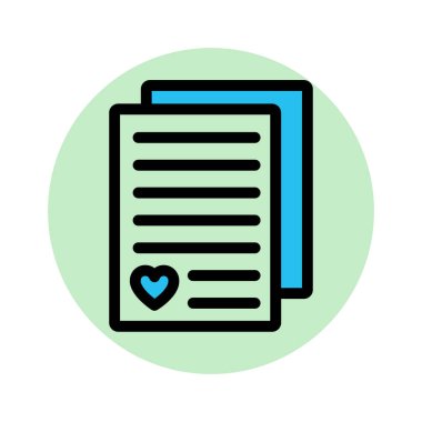 Selamlar, kalp Doldurma Arkaplan vektör simgesi Kolayca düzenleyebilirsiniz