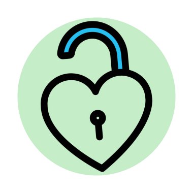  Kalp kilidi, kilitle Kolayca değiştirebilen veya düzenleyebilen arka plan vektör simgesini doldur