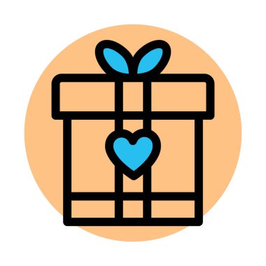  Kutlamalar, hediye kutusu Kolayca düzenleyebilen veya düzenleyebilen arka plan vektör simgesini doldur