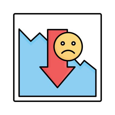 Kolayca değiştirilebilen veya düzenlenebilen izole edilmiş vektör simgesini azalt