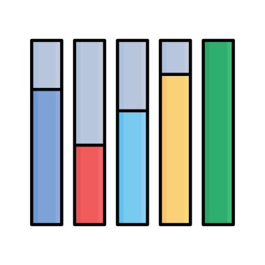 Kolayca değiştirilebilen ya da düzenlenebilen izole edilmiş vektör simgesi