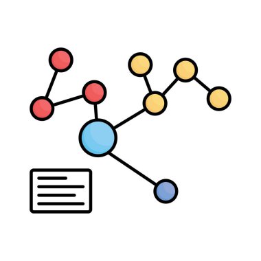 Kolayca değiştirilebilen ya da düzenlenebilen izole edilmiş vektör simgesine bağlanılıyor