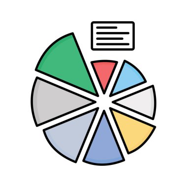 Kolayca değiştirilebilen ya da düzenlenebilen izole edilmiş vektör simgesi