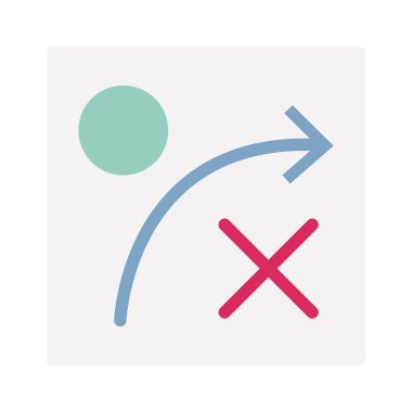 Kolayca değiştirilebilen ya da düzenlenebilen izole edilmiş vektör simgesi