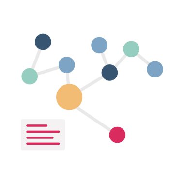 Kolayca değiştirilebilen ya da düzenlenebilen izole edilmiş vektör simgesine bağlanılıyor