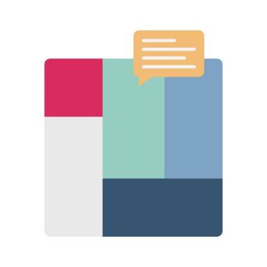 Kolayca değiştirilebilen ya da düzenlenebilen izole edilmiş vektör simgesi