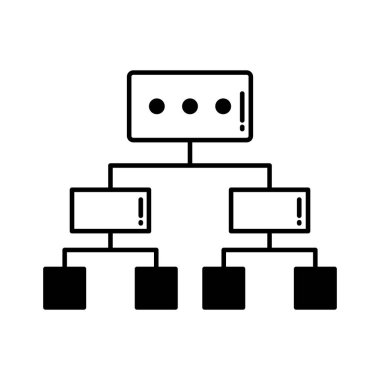 Kolayca değiştirilebilen ya da düzenlenebilen izole edilmiş vektör simgesi