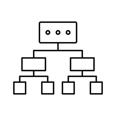 Kolayca değiştirilebilen ya da düzenlenebilen izole edilmiş vektör simgesi