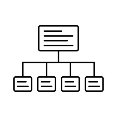 Kolayca değiştirilebilen ya da düzenlenebilen durum haritası izole edilmiş Vektör simgesi