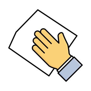 Kolayca değiştirebilen ya da düzenleyebilen Temizleyici Vektör simgesi