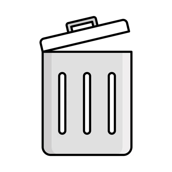 Dustbin Fill Vector Icon Which Can Easily Modify Edit — Stock Vector