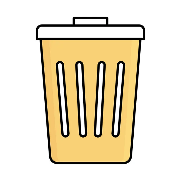 Dustbin Fill Vector Icon Which Can Easily Modify Edit — Stock Vector