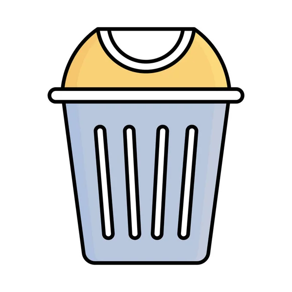 Dustbin Fill Vector Icon Which Can Easily Modify Edit — Stock Vector