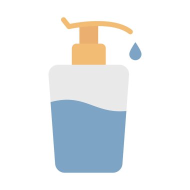  El yıkama düz vektör simgesi kolayca düzenleyebilir ya da değiştirebilir