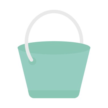Bucket Düz vektör simgesi kolayca düzenleyebilir ya da değiştirebilir