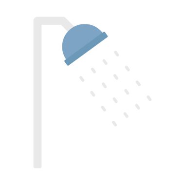 Banyo Düz vektör simgesi Kolayca değiştirilebilir veya düzenlenebilir