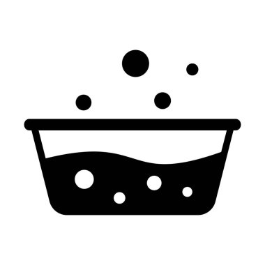  Kolayca düzenleyebilen ve düzenleyebilen Bucket Glyph vektör simgesi