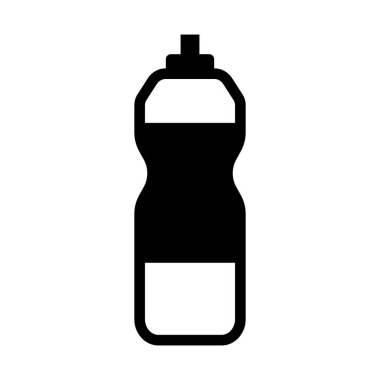 Kolayca değiştirebilen ya da düzenleyebilen şişe kabartma vektör simgesi