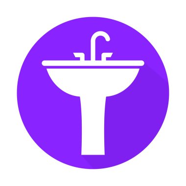 Kolayca değiştirebilen veya düzenleyebilen havza kabartma Arkaplan vektör simgesi