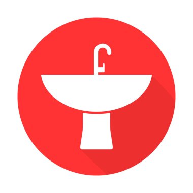 Kolayca değiştirebilen veya düzenleyebilen havza kabartma Arkaplan vektör simgesi