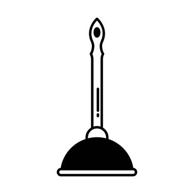 Banyo Yarı Glyph vektör simgesi. Kolayca değiştirilebilir ya da düzenlenebilir.