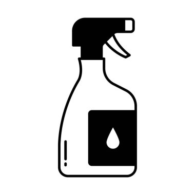 Bucket Yarı Glyph vektör simgesi. Kolayca düzenleyebilir ya da değiştirebilir.