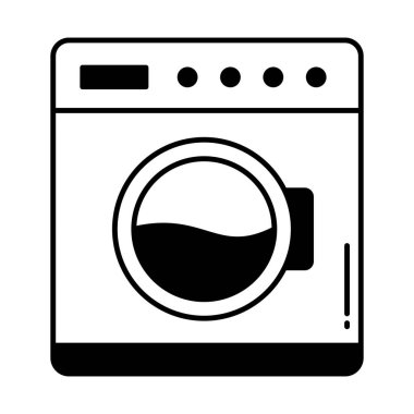 Kolayca değiştirebilen ya da düzenleyebilen Uygulama Yarı Glyph vektör simgesi