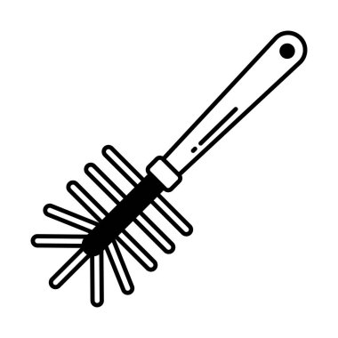 Banyo Yarı Glyph vektör simgesi. Kolayca değiştirilebilir ya da düzenlenebilir.