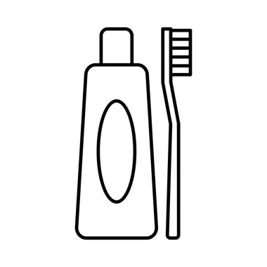 Dişbakımı Çizgisi vektör simgesi kolayca düzenleyebilir ya da değiştirebilir