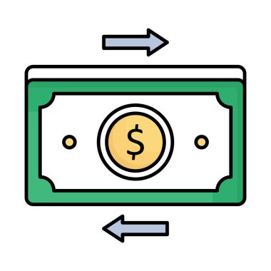 Kolayca düzenleyebilen veya düzenleyebilen Bütçe Doldurma vektör simgesi