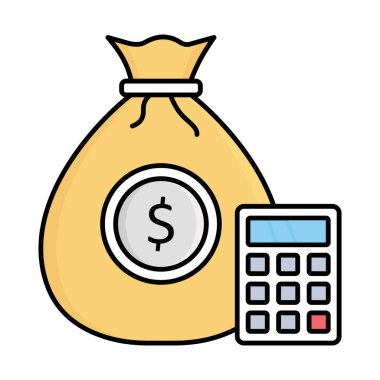 Bankacılık vektör ikonu Kolayca düzenleyebilen veya değiştirebilen